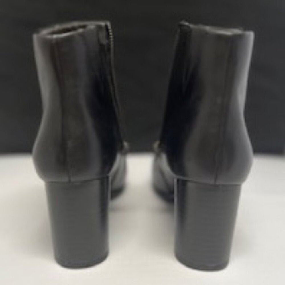 RockPort Camdyn Water Resistant Black Leather Bootie Womens Size 10 Wide - Picture 8 of 9